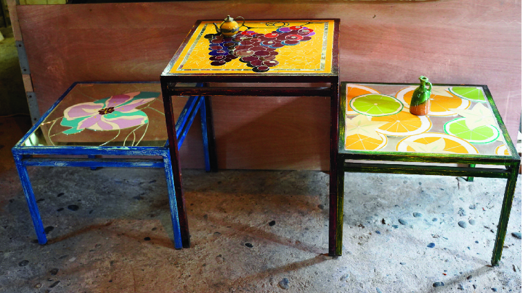 Triptyque escamotable