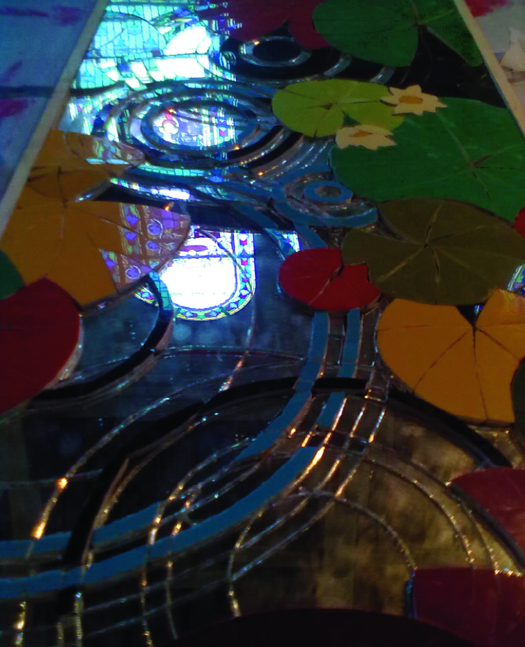 il pleut reflet