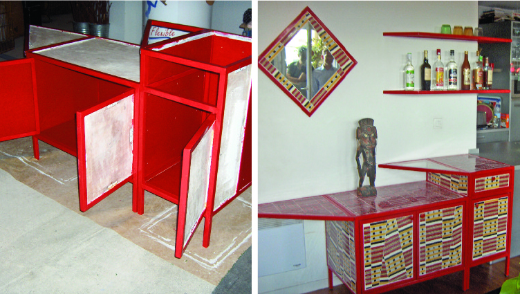 Maquette et in situ